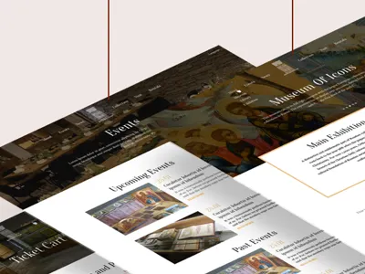 Museum of Icons ui ux web design