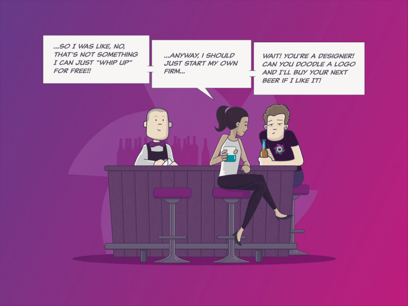 Know Your Value animation cinemagraph illustration logo sealab