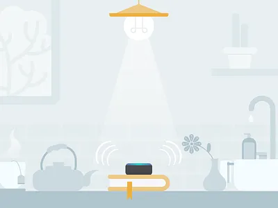 Build an Alexa Skill alexa amazon course education illustration landing page skill treehouse