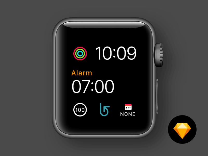 Apple Watch Faces - Modular apple freebie modular resource sketch sketchapp vector watch watch face watch