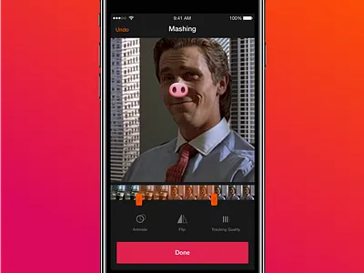 Spun Edit View app clip editor ios iphone meme mobile movie ui ux