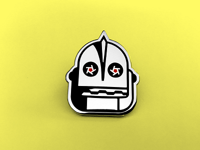 Iron Giant “Atomo” Enamel Pin atomo brad bird creative south enamel iron giant pin super team deluxe