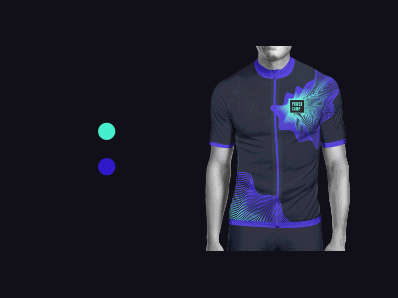 Corporate Identity for Power Camp abstract activity animation branding clothing design color corporate identity dinamic identity identity power camp sport triathlon