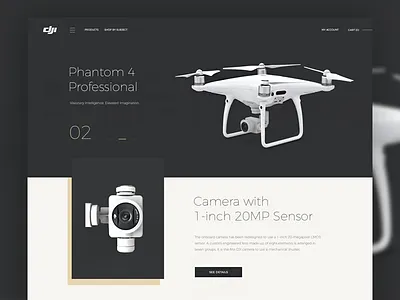 Dji Drone dji drone ecommerce landing product