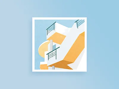 Minimalist architecture 01 house illustration minimalist architecture resort villa