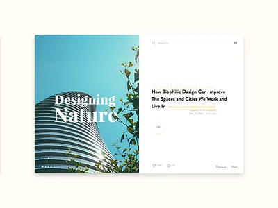 Art.– Concept Pageslider card clean design flat lettering type typography ui ux web