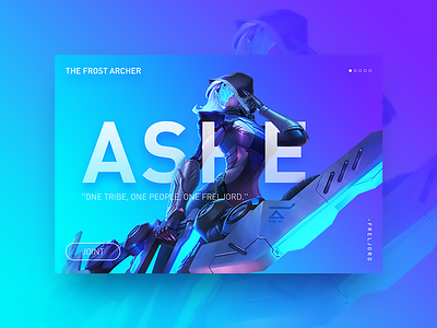 Ashe league of legends ui ux