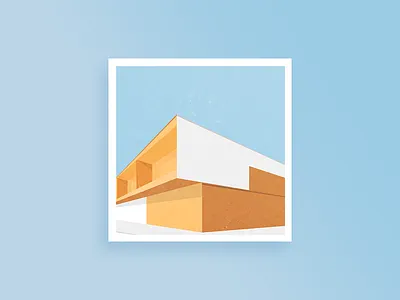 Minimalist architecture 02 house illustration minimalist architecture resort villa