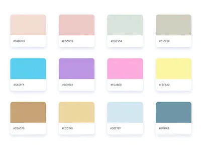 Dr. Wang's Color Palettes color palettes dr. wangs color palettes feminine color palette pastel color pastel color palette
