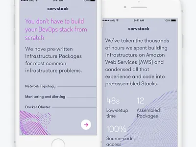 servstack 📦 design devops fff gradient ios light mikleo ops uk work