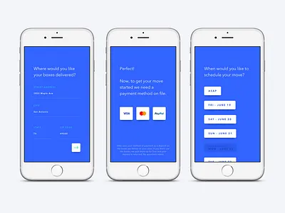 Otto first user experience app apple first user experience form fue ios mobile scheduling ui ux validation