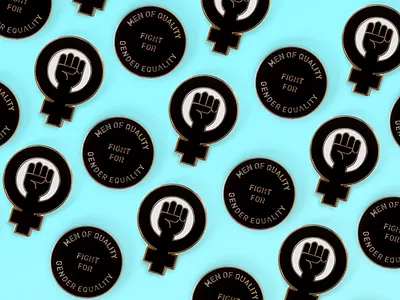 The Good Pin Club Enamel Pins! enamel pins female power fight for gender equality gender equality the future is female