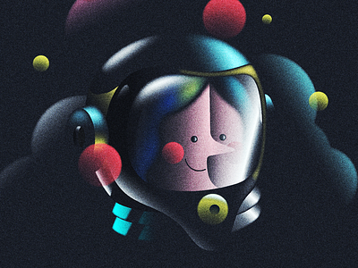 ASTRONAUTA ai astronauta character girl illustration mujer