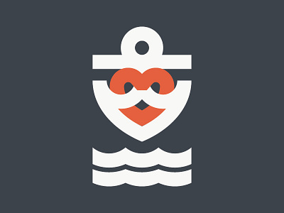Anchor Heart Symbol anchor heart nautical symbol