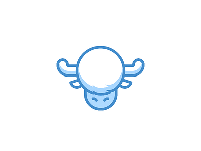Yak animal branding construction logo mascot vector yak