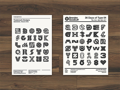 Letter & Number Marks 36daysoftype letters logos numbers symbols