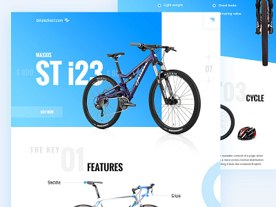 Bike Sales: Landing page bike cycle google landing page simple web website white
