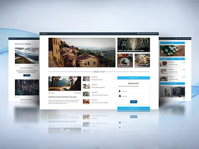 Magazine Homepage Template bootstrap design development magazine material material design template web