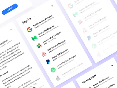 Job Posting - Daily UI - #050 board job job posting mobile simple