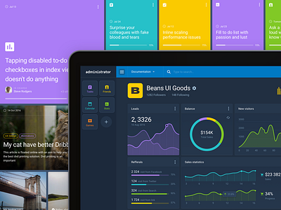 Administrator starter pack 🚀 bright chart core dashboard demography loading map profile stats traffic sources