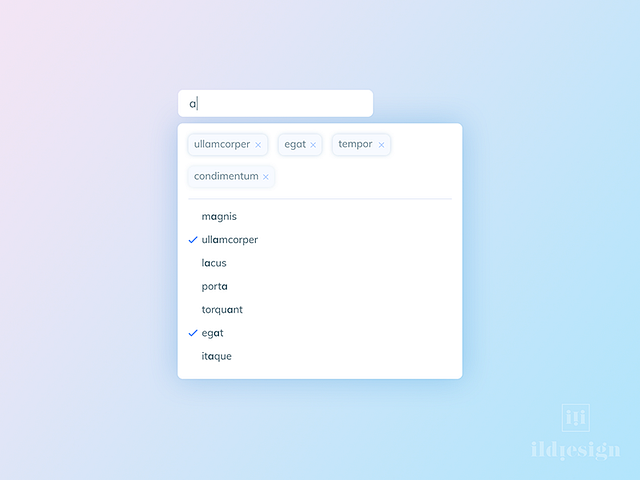 Filter Dropdown Ui Design by Ildiko Gaspar on Dribbble