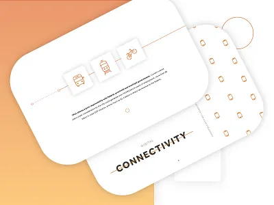 Digital Connectivity Interactive Print debut design first shot gradient icon illustrator interactive layout minimal print transit typography