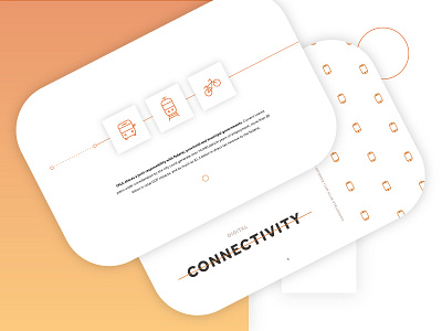 Digital Connectivity Interactive Print debut design first shot gradient icon illustrator interactive layout minimal print transit typography