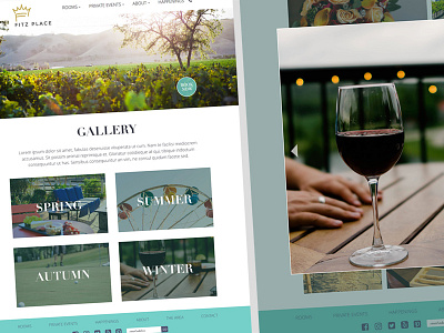 Fitz Place bay area bed and breakfast event space graphic design hospitality hotel santa clara venue web design wedding wedding venue wine country