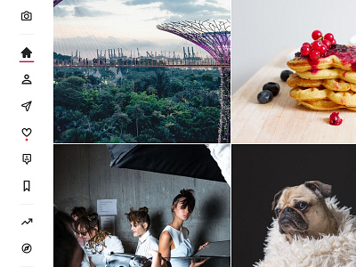 Instagram Photo Feed 2 design instagram mock up redesign social media ui ui design web design