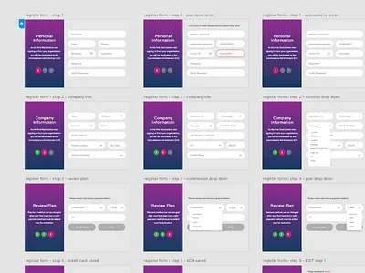 Registration Form adobe xd front end development ui web design