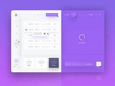 britex role play britex brp dashboard gta material design patrickreza purple samp ui ux