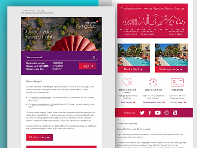Email design airline airline email email marketing newsletter travel