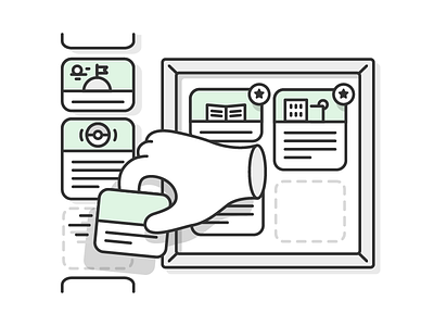 Feedly - Boards illustration blog boards feedly hand illustration list posts shortlist star