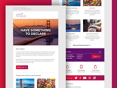 Email design airline airline email email marketing newsletter travel