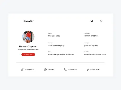 User Profile mobile profile user web
