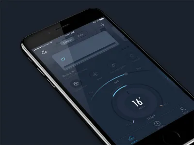 Intelligent Air Conditioning Dark dark smart home