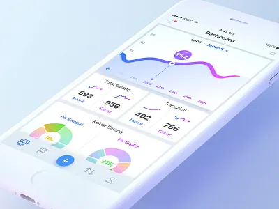 Seller Dashboard app branding dashboard freelance fullcolor graph ios materialdesign mobile seller ui ux