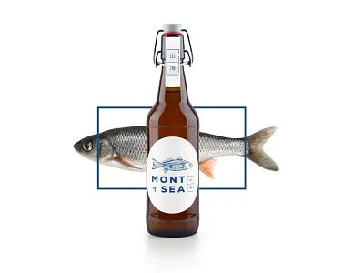 Mont + Sea Branding branding clean gradient icon illustration logo minimal modern