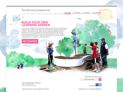 The Kitchen Community - Corporate Rebrand branding community kitchen mood board ui design web design