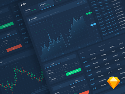 Trading Charts chart dashboard finance flat forex free freebie sketch trading user panel vector web