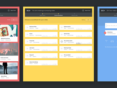 TheMotion webapp – Video generation app log in login register sign in sign up the motion themotion video video creation web webapp