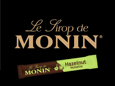 Monin : Le Sirop de Monin coffee hazelnut monin sticks syrup