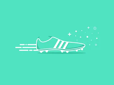 Love Football ! football icon illustration shoes soccer spike
