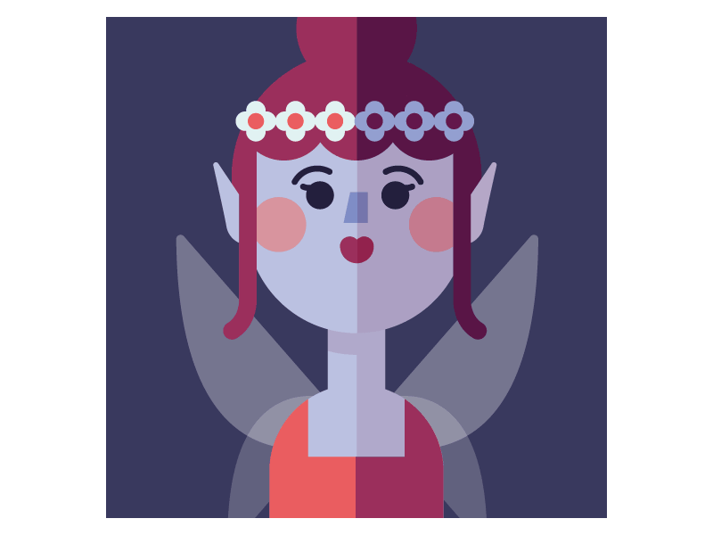 Geometric Mythical Creatures creature geometric illustration illustrator limited palette mythical vector