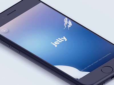 Jelly Loader 💦 3d animation blue experience gif interaction jellyfish loader loading ui ux