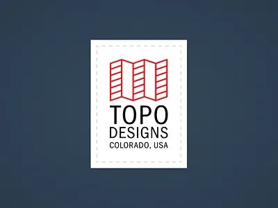Topo Designs Patch Detail brand branding figma icon illustration logo patch topo designs vector design
