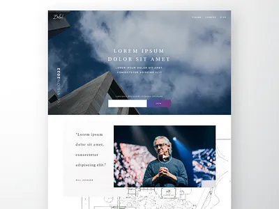 Vision 2022 - Bethel Church bethel building clean fundraising ui ux vision web wordpress