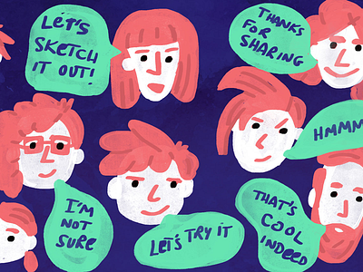 Everyone Is A Designer And Everyone Should Be Sketching art faces illustration photoshop sketching