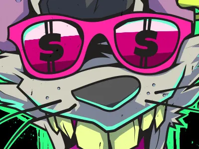 Dirty Dragan cartoon dragan glasses illustration rat wrestler