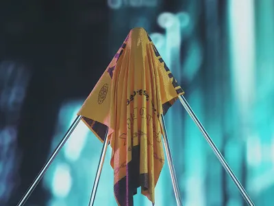 Inner City Series: Auto Tarp 3d c4d car cgi fabric night octane render tarp tokyo yellow